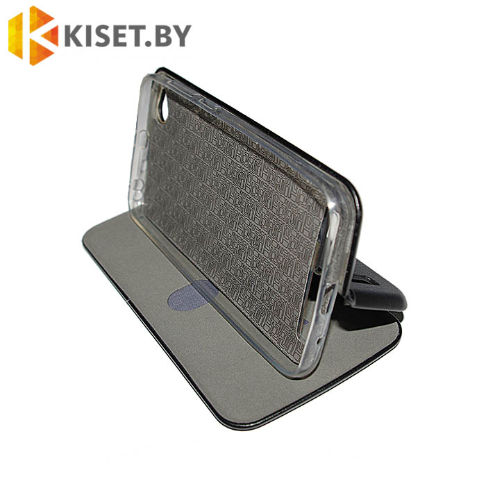 Чехол-книжка Book Case 3D с визитницей для Xiaomi Redmi 5 черный