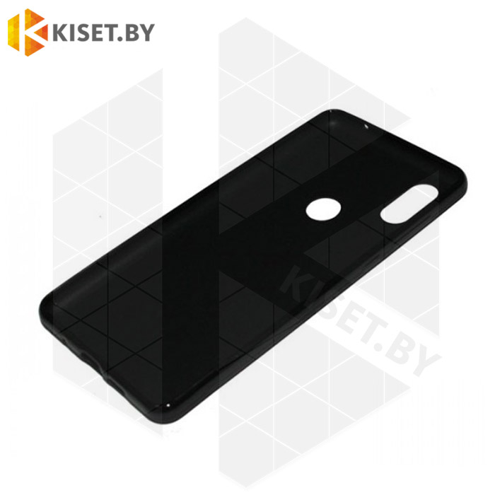 Силиконовый чехол матовый для Xiaomi Redmi Note 6 / 6 Pro черный