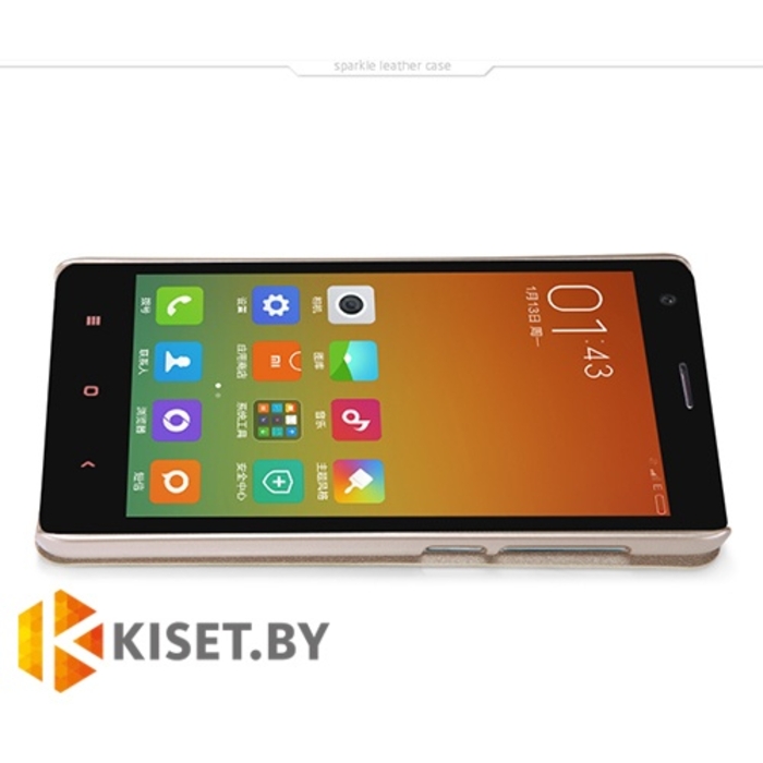 Чехол Nillkin Sparkle для Xiaomi Redmi 2, золотой