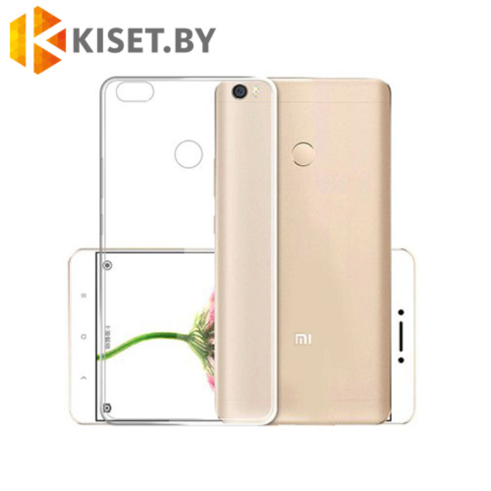 Силиконовый чехол Ultra Thin TPU для Xiaomi Mi Max 2, прозрачный