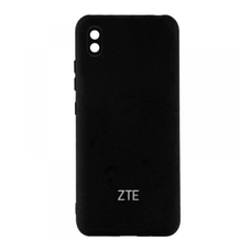 Soft-touch бампер KST Silicone Cover для ZTE Blade A3 (2020) черный с закрытым низом