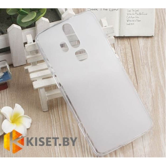 Силиконовый чехол матовый для ZTE Axon Mini, прозрачный