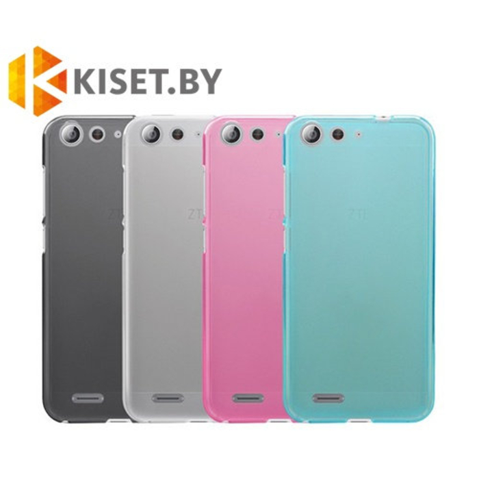 Силиконовый чехол для ZTE Blade L370, серый