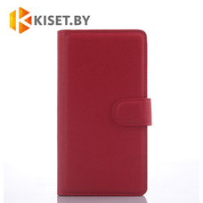 Чехол-книжка Flip Case для ZTE Blade S6 Lux, красный