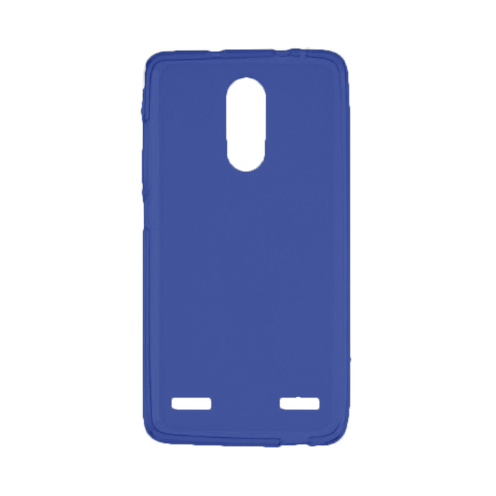 Силиконовый чехол матовый для ZTE Blade X5, синий
