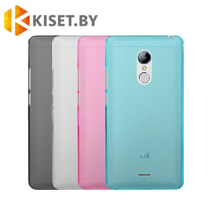 Силиконовый чехол матовый для ZTE Blade X9, серый