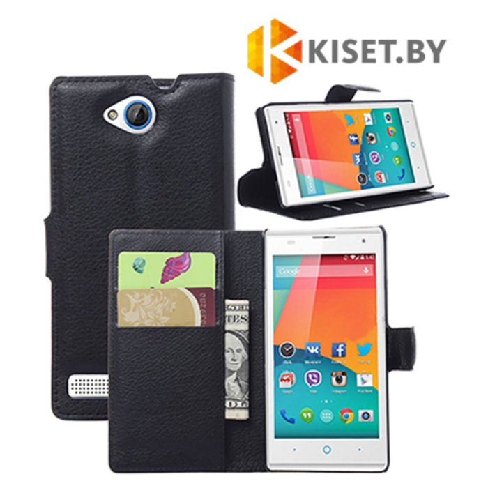 Чехол-книжка Flip Case для ZTE Blade G Lux, черный