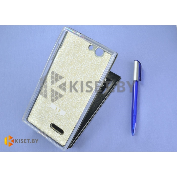 Чехол-книжка Experts SLIM Flip case vol.2 для ZTE Blade L2, бирюзовый