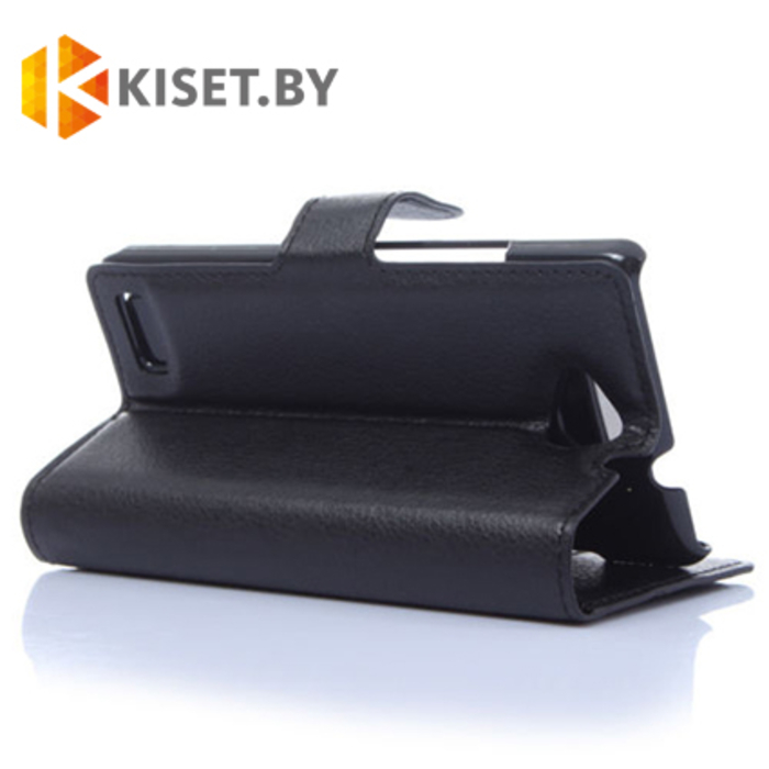Чехол-книжка Flip Case для ZTE Blade G Lux, черный