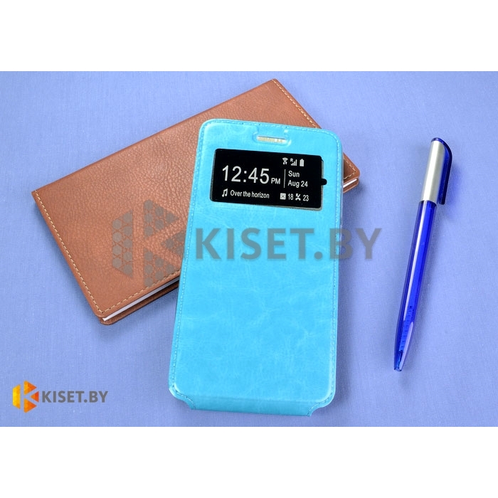Чехол-книжка Experts SLIM Flip case vol.2 для ZTE Blade L2, бирюзовый