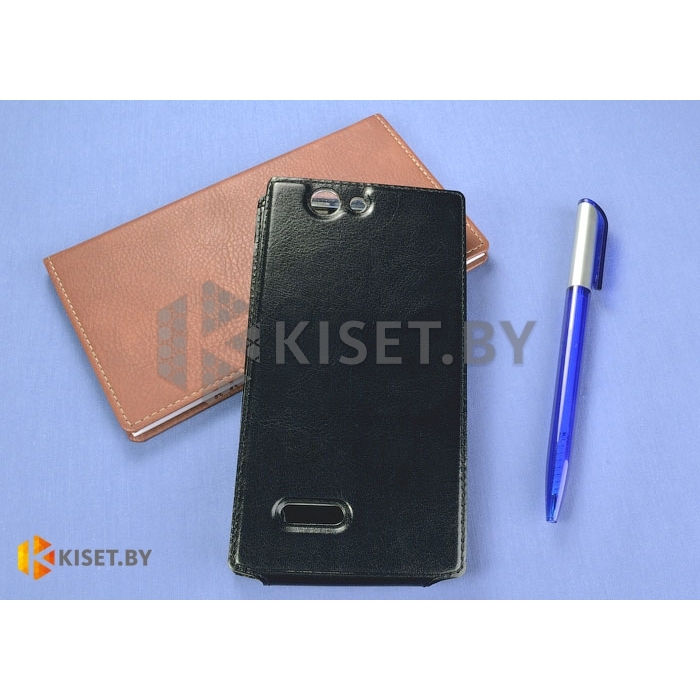 Чехол-книжка Experts SLIM Flip case vol.2 для ZTE Blade L2, золотой