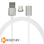 Кабель зарядки и синхронизации магнитный MCC microUSB - USB 1.1m