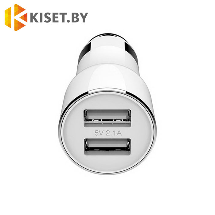 Автомобильное зарядное с FM модулятором Xiaomi Roidmi (BFQ02RM) 5V2.4A3.8A, белое