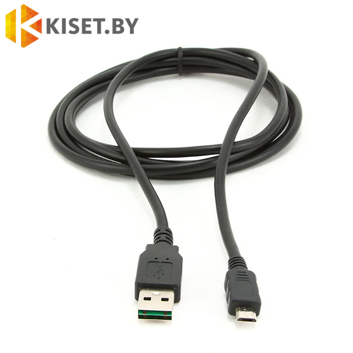 Кабель зарядки и синхронизации USB - MiniUSB 1m, черный