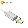Кабель зарядки и синхронизации магнитный MCC microUSB - USB 1.1m