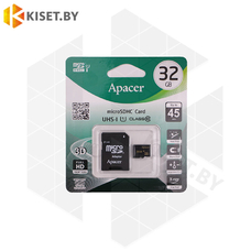 Карта памяти Apacer microSDHC UHS-I (Class 10) 32Gb (AP32GMCSH10U1-R)