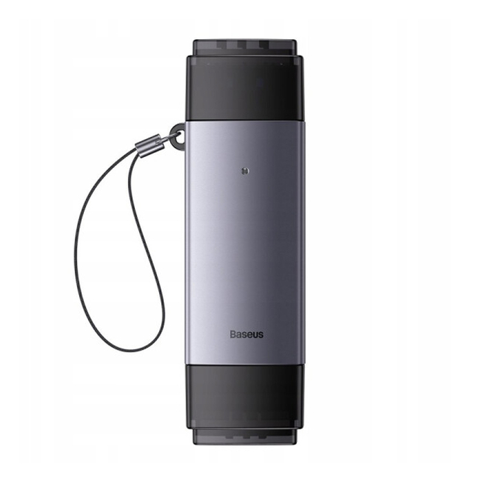 Карт-ридер Baseus WKQX060113 USB 3.2 Gen1 / Type-A серый
