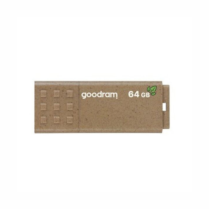 Флешка USB 3.0 Flash GOODRAM UME3 ECO Friendly 64GB коричневый