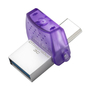 Флешка Flash Kingston DataTraveler microDuo 3C 64GB USB3.2 + Type-C (DTDUO3CG3/64GB) фиолетовый