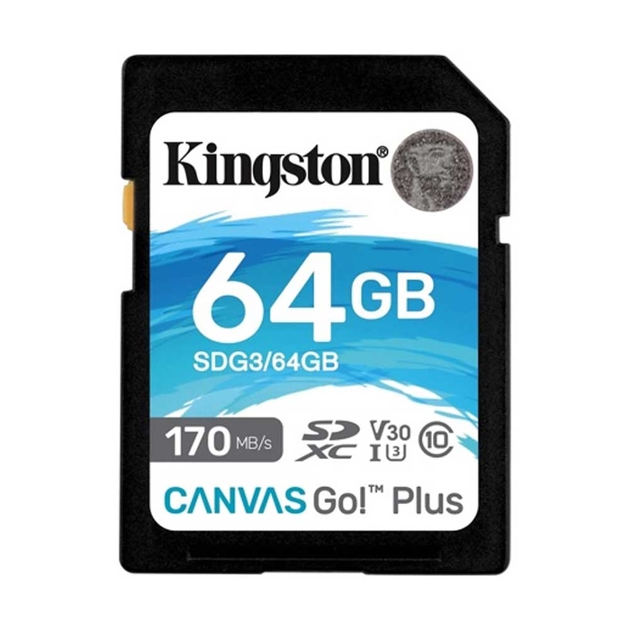 Карта памяти Kingston Canvas Go! Plus SDXC 64Gb (SDG3/64GB)