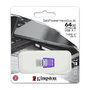 Флешка Flash Kingston DataTraveler microDuo 3C 64GB USB3.2 + Type-C (DTDUO3CG3/64GB) фиолетовый