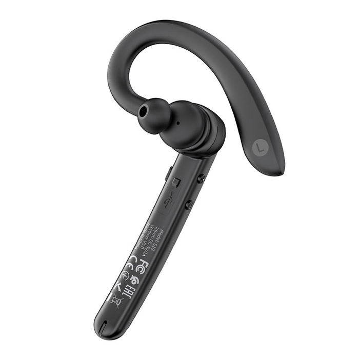 Bluetooth гарнитура HOCO S19 BT5.0 A2DP AVRCP черный
