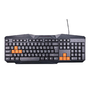 Клавиатура проводная игровая Ritmix RKB-152 черный