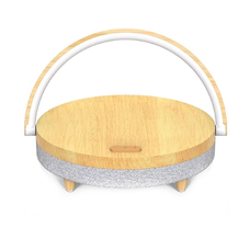 Колонка Xiaomi Ezvalo Wireless Charging Music Lamp LYYD01 10W дерево с беспроводной зарядкой