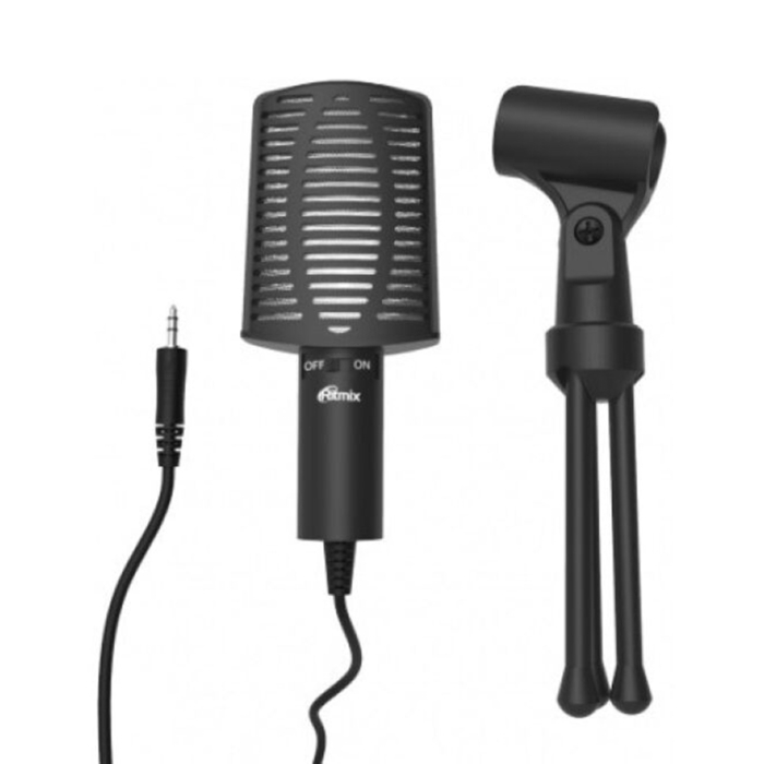 Микрофон Ritmix RDM-125 3,5mm с подставкой