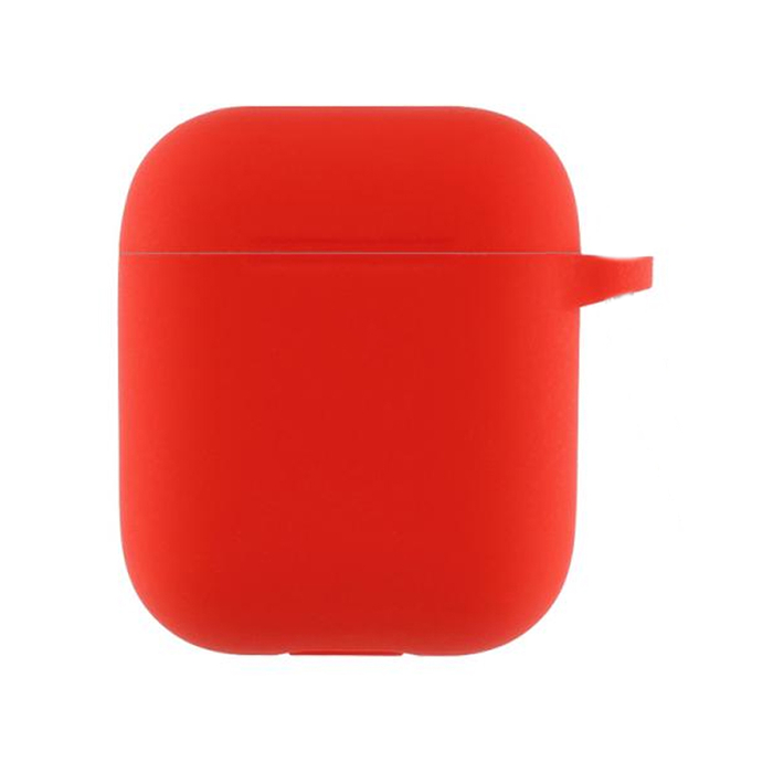Силиконовый чехол для Apple Airpods 2 красный