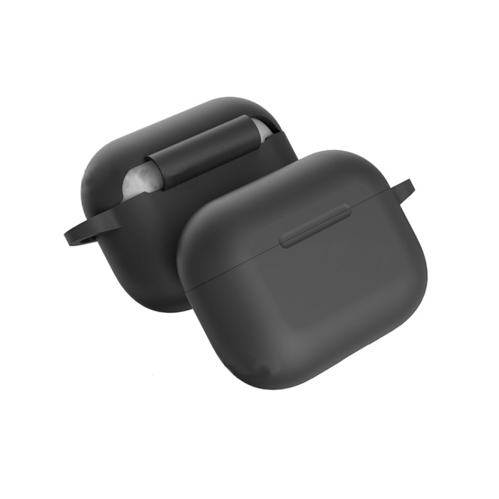 Силиконовый чехол для наушников Apple AirPods / AirPods 2 черный