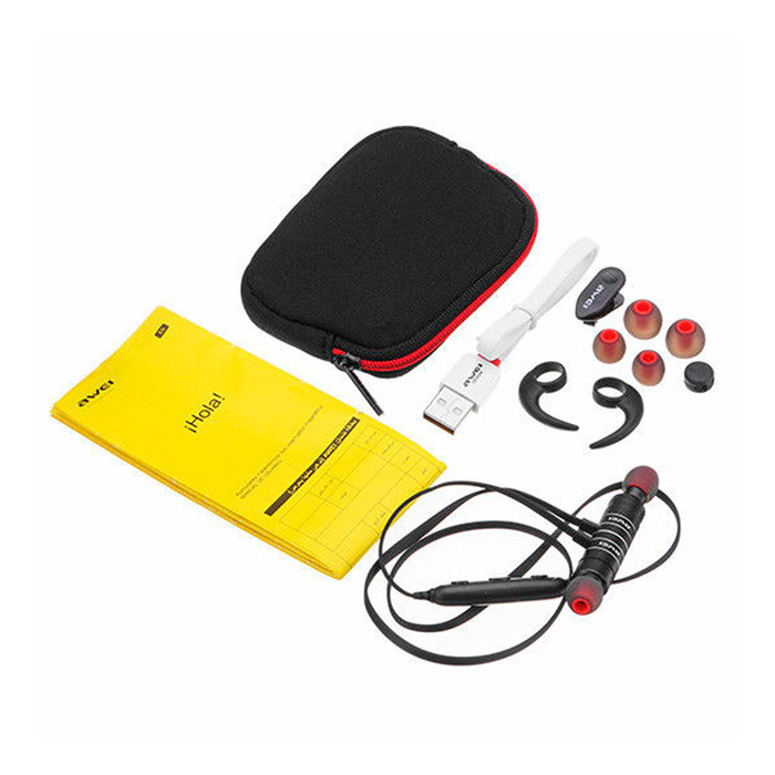 Гарнитура Bluetooth Awei AK9, черная