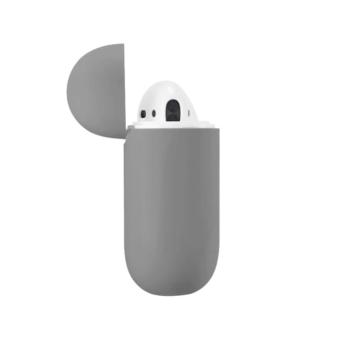 Силиконовый чехол для Apple Airpods 2 серый