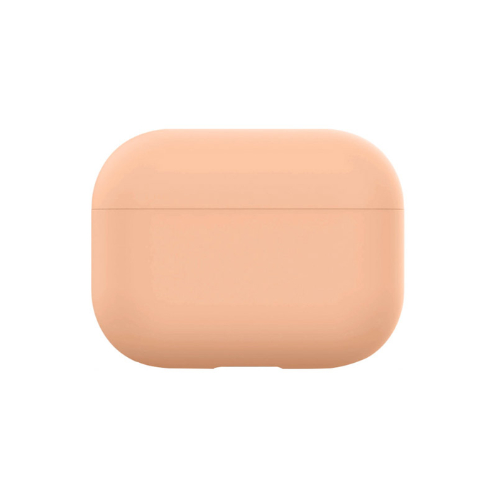 Силиконовый чехол для Apple Airpods Pro оранжевый
