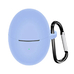 Силиконовый чехол KST Pods для наушников Huawei FreeBuds 5 фиалковый с карабином