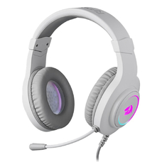 Игровые гарнитурные наушники REDRAGON HYLAS белый проводные RGB подсветка