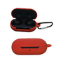 Силиконовый чехол KST Pods для наушников Samsung Buds / Buds Plus красный с карабином