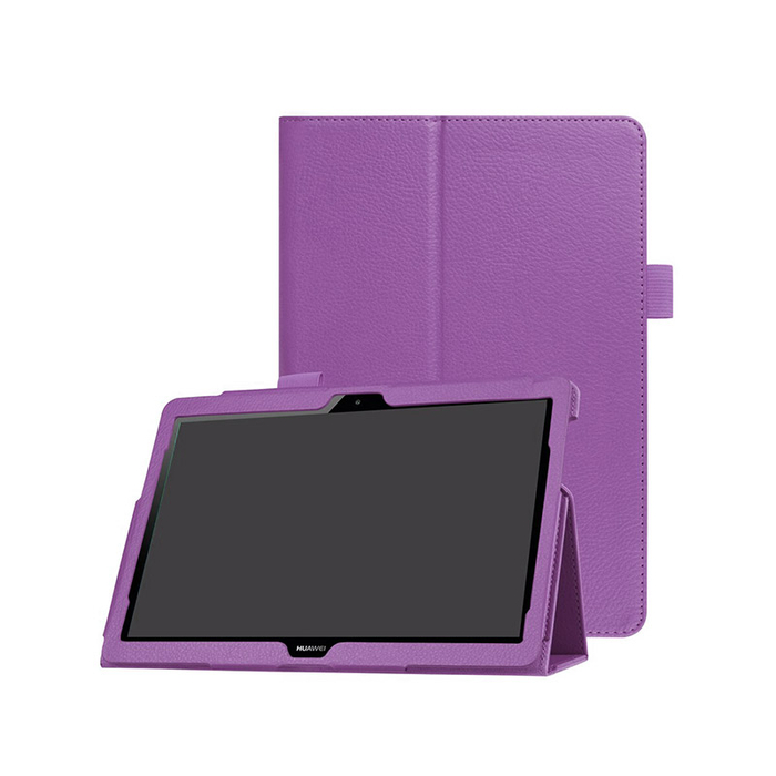 Классический чехол-книжка для Huawei MediaPad T5 10 фиолетовый