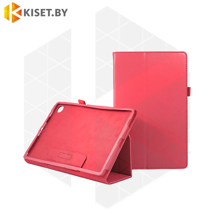 Классический чехол-книжка для Lenovo Tab M10 FHD Plus (2nd Gen) TB-X606 красный