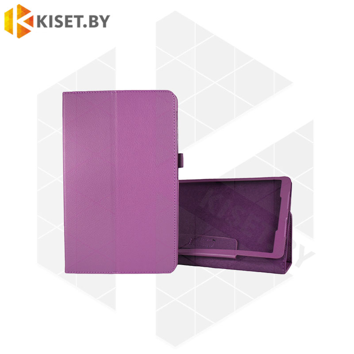 Классический чехол-книжка для Samsung Galaxy Tab A 10.1 2019 (SM-T510/T515) фиолетовый