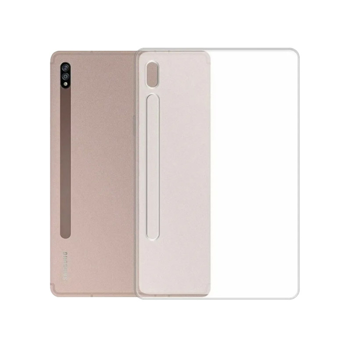 Силиконовый чехол KST UT для Samsung Galaxy Tab S7 Plus 12.4 (SM-T970 / T975) / Tab S7 FE (SM-T730 / T736) прозрачный