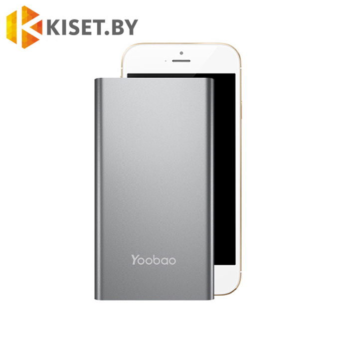 Портативное зарядное устройство Yoobao Power Bank A1 10000 mAh графитовый