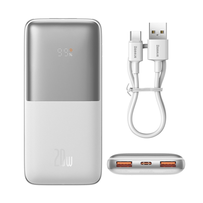 Портативное зарядное устройство Baseus Bipow Pro Overseas Edition 20W PPBD040202 10000mAh белый