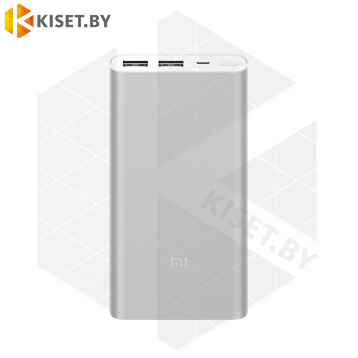 Портативное зарядное устройство Xiaomi Mi Power Bank 2S 10000mAh (PLM09ZM) серебристый