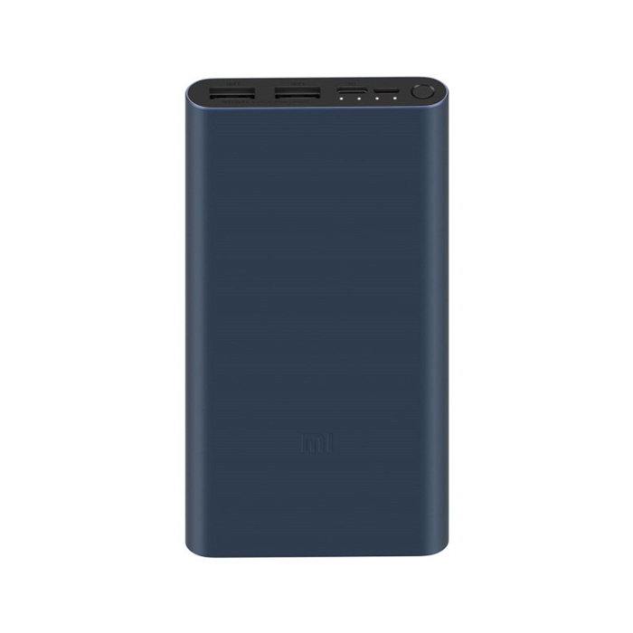 Портативное зарядное устройство Xiaomi Mi Power Bank 3 PLM13ZM 10000 mAh темно-синий