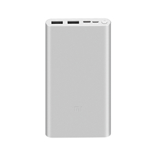 Портативное зарядное устройство Xiaomi Mi Power Bank 3 PLM13ZM 10000 mAh серебристый