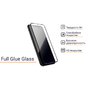 Защитное стекло полной проклейки Full glue для Samsung Galaxy M01 черное