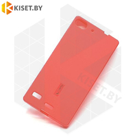 Силиконовый чехол Cherry для Huawei Enjoy 5S / GR3, красный
