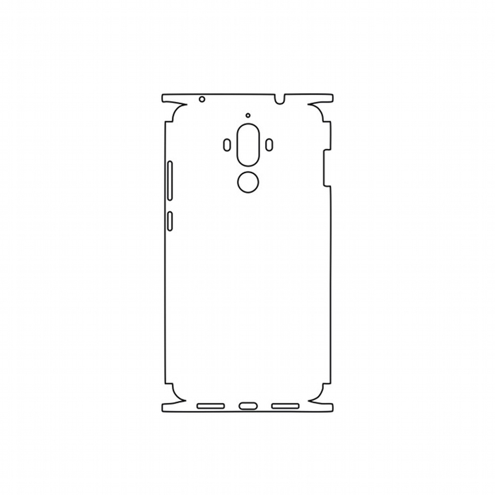 Защитная гидрогелевая пленка для Huawei Mate 9 на заднюю крышку и боковые грани
