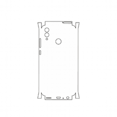 Защитная гидрогелевая пленка KST HG для Huawei Honor 10 Lite на заднюю крышку и боковые грани